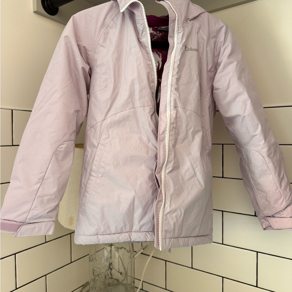 Columbia Purple Insulated Puffer Jacket Water-Resistant